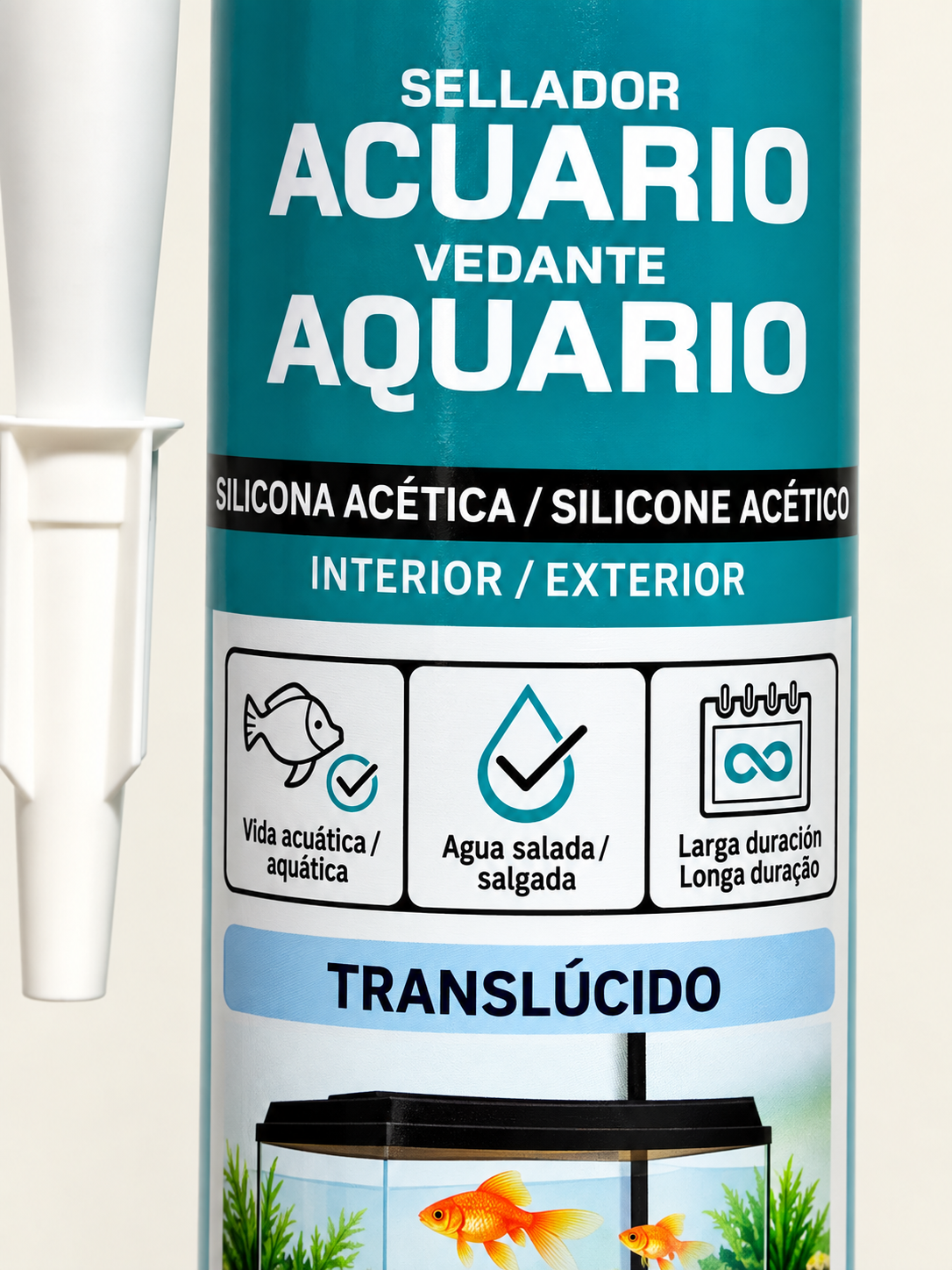 SILICONA PARA TERRARIOS Y ACUARIOS - Imagen 2